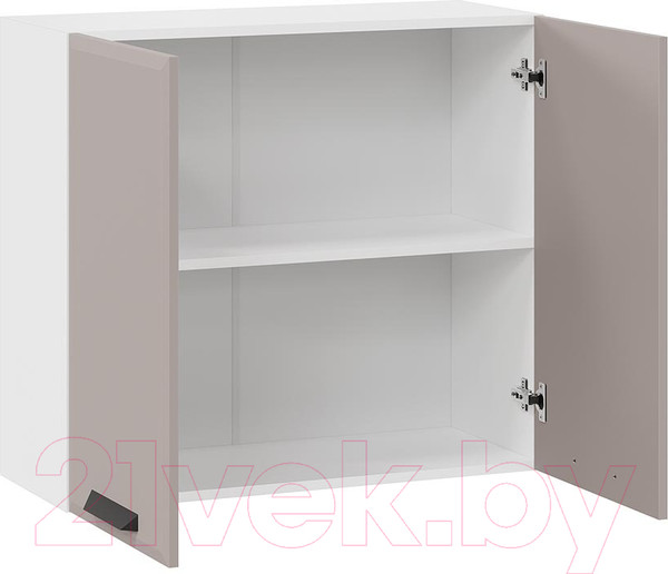 Изображение товара Шкаф навесной для кухни ТриЯ Тиана 1В8 (белый/мокко супермат)