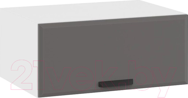 Изображение товара Шкаф навесной для кухни ТриЯ Тиана 1В8ГП (белый/асфальт супермат)
