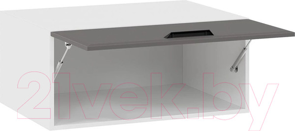 Изображение товара Шкаф навесной для кухни ТриЯ Тиана 1В8ГП (белый/асфальт супермат)