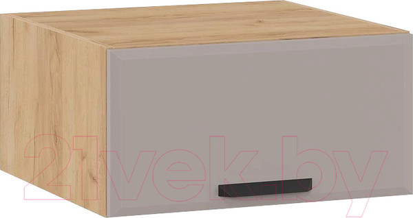 Изображение товара Шкаф навесной для кухни ТриЯ Тиана 1В8ГП (дуб крафт золотой/мокко супермат)