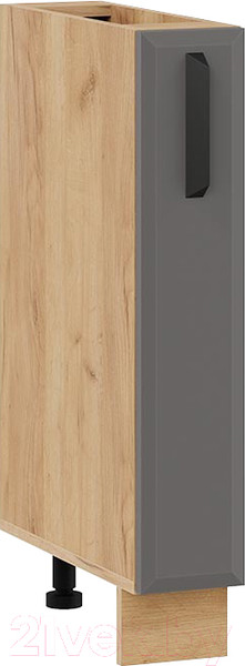 Изображение товара Шкаф карго ТриЯ Тиана 1Н15К (дуб крафт золотой/асфальт супермат)