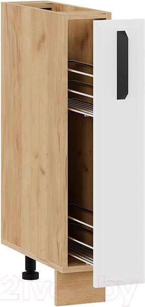 Изображение товара Шкаф карго ТриЯ Тиана 1Н15К (дуб крафт золотой/белый супермат)