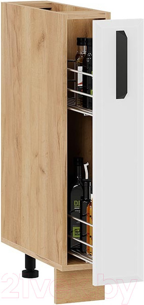 Изображение товара Шкаф карго ТриЯ Тиана 1Н15К (дуб крафт золотой/белый супермат)