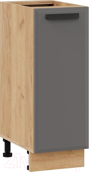 Изображение товара Шкаф-стол кухонный ТриЯ Тиана 1Н3 (дуб крафт золотой/асфальт супермат)