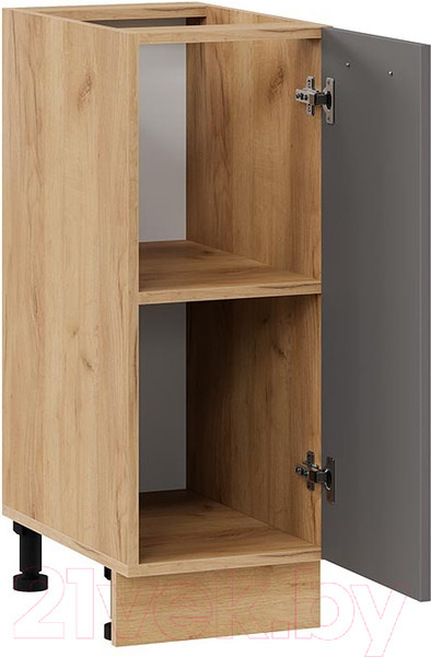 Изображение товара Шкаф-стол кухонный ТриЯ Тиана 1Н3 (дуб крафт золотой/асфальт супермат)