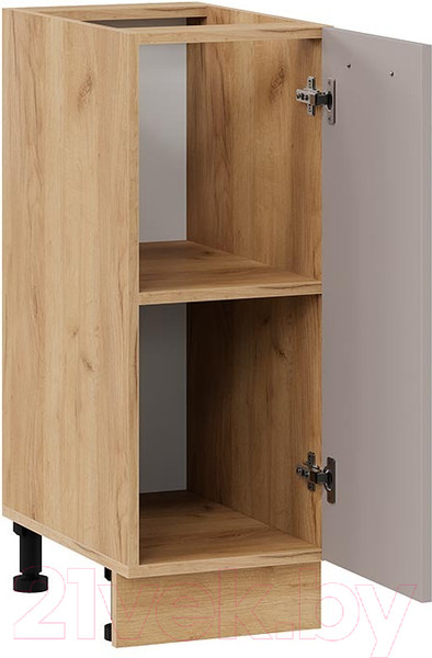 Изображение товара Шкаф-стол кухонный ТриЯ Тиана 1Н3 (дуб крафт золотой/мокко супермат)