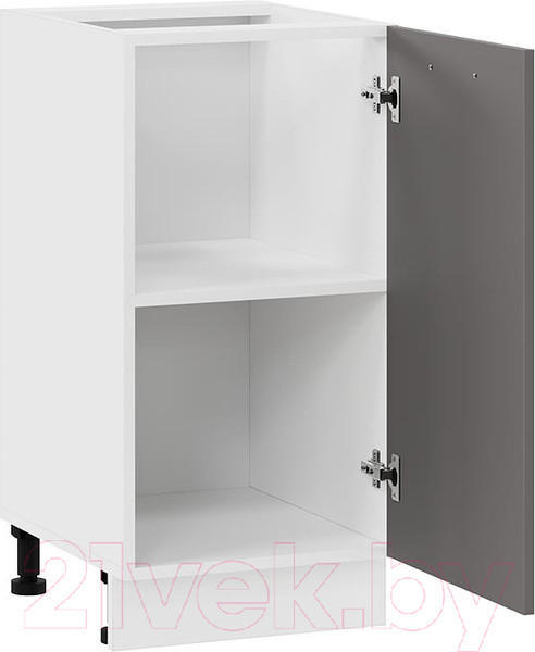 Изображение товара Шкаф-стол кухонный ТриЯ Тиана 1Н4 (белый/асфальт супермат)