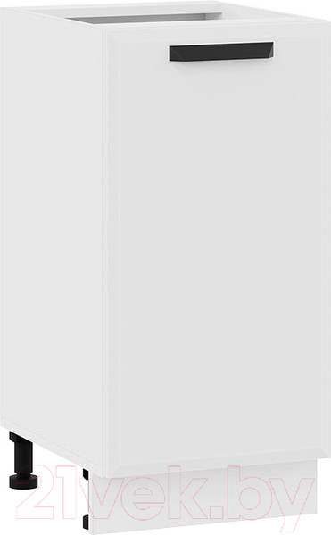 Изображение товара Шкаф-стол кухонный ТриЯ Тиана 1Н4 (белый/белый супермат)