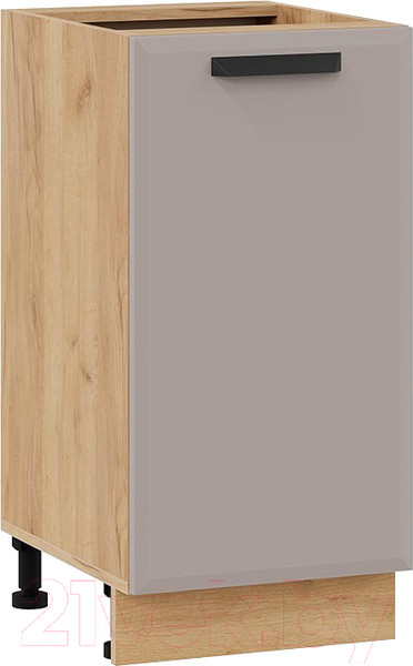 Изображение товара Шкаф-стол кухонный ТриЯ Тиана 1Н4 (дуб крафт золотой/мокко супермат)