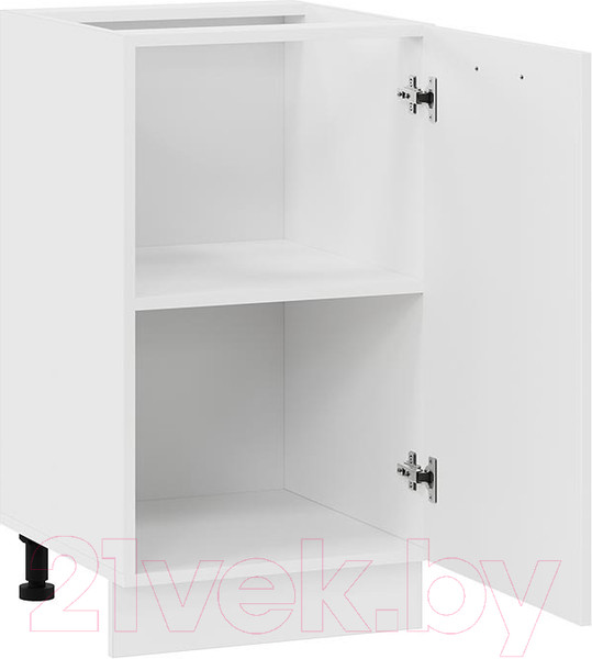 Изображение товара Шкаф-стол кухонный ТриЯ Тиана 1Н45 (белый/белый супермат)