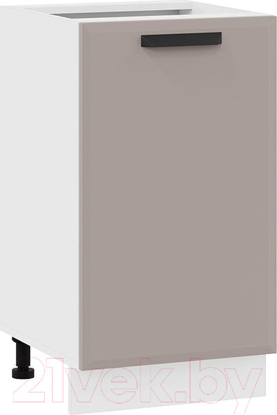 Изображение товара Шкаф-стол кухонный ТриЯ Тиана 1Н45 (белый/мокко супермат)