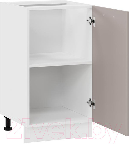 Изображение товара Шкаф-стол кухонный ТриЯ Тиана 1Н45 (белый/мокко супермат)