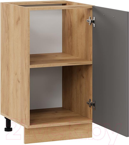 Изображение товара Шкаф-стол кухонный ТриЯ Тиана 1Н45 (дуб крафт золотой/асфальт супермат)