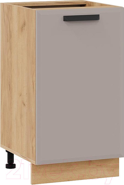 Изображение товара Шкаф-стол кухонный ТриЯ Тиана 1Н45 (дуб крафт золотой/мокко супермат)