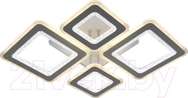 Изображение товара Люстра Estares Oval Double RGB120W 5S-APP-700x500x72WHITE/WHITE/BULB-220-IP20