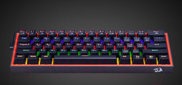 Изображение товара Клавиатура Redragon Fizz / 70671 (черный/красный)