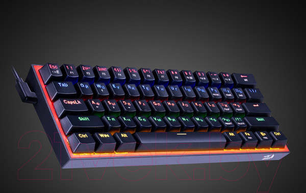 Изображение товара Клавиатура Redragon Fizz / 70671 (черный/красный)