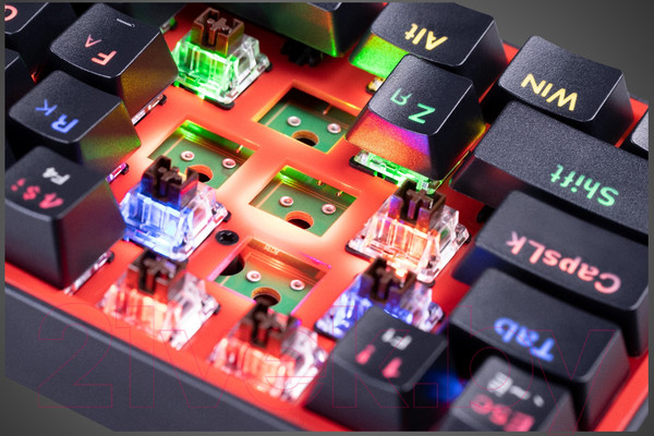 Изображение товара Клавиатура Redragon Fizz / 70671 (черный/красный)