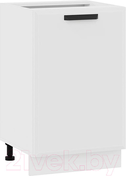 Изображение товара Шкаф-стол кухонный ТриЯ Тиана 1Н5 (белый/белый супермат)