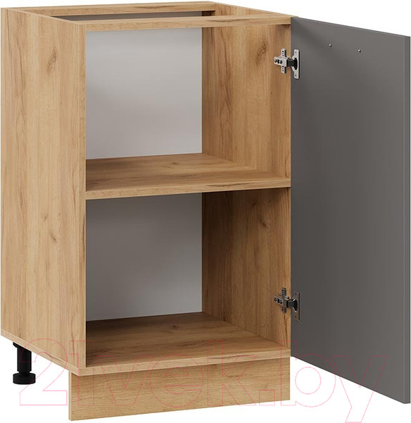 Изображение товара Шкаф-стол кухонный ТриЯ Тиана 1Н5 (дуб крафт золотой/асфальт супермат)