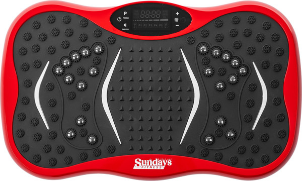 Изображение товара Виброплатформа Sundays Fitness Simple Line GB-CF002S (черный/красный)
