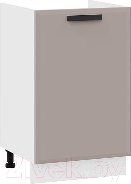 Изображение товара Шкаф под мойку ТриЯ Тиана 1Н5М (белый/мокко супермат)