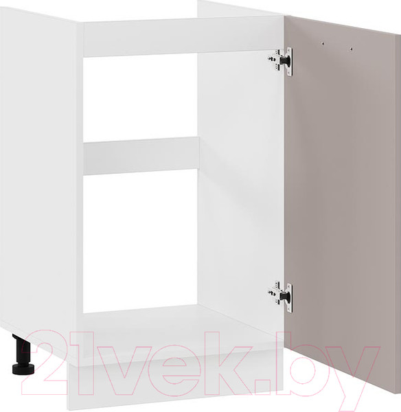 Изображение товара Шкаф под мойку ТриЯ Тиана 1Н5М (белый/мокко супермат)