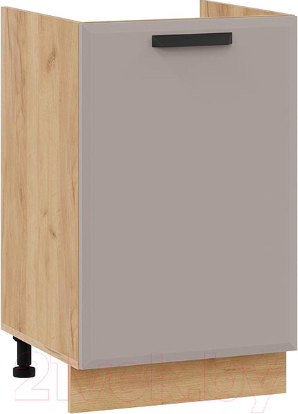 Изображение товара Шкаф под мойку ТриЯ Тиана 1Н5М (дуб крафт золотой/мокко супермат)