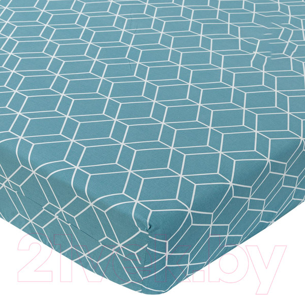 Изображение товара Простыня АртПостель Куба на резинке 942 (120x200)