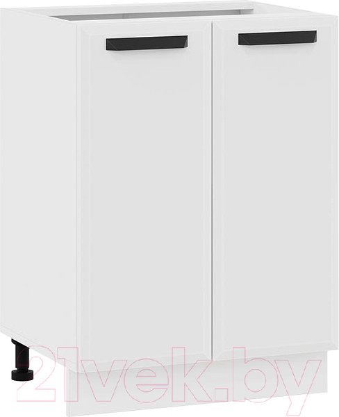 Изображение товара Шкаф-стол кухонный ТриЯ Тиана 1Н6 (белый/белый супермат)