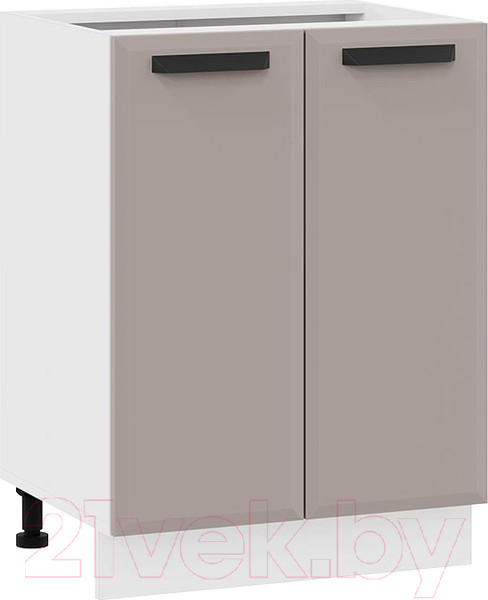 Изображение товара Шкаф-стол кухонный ТриЯ Тиана 1Н6 (белый/мокко супермат)