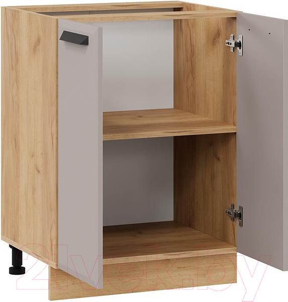 Изображение товара Шкаф-стол кухонный ТриЯ Тиана 1Н6 (дуб крафт золотой/мокко супермат)