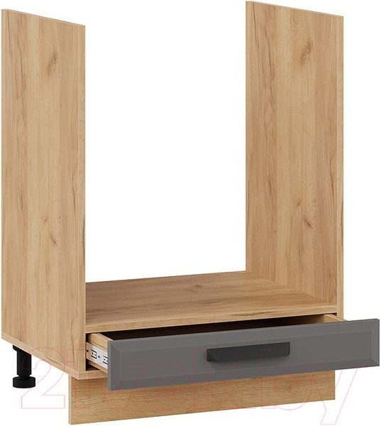 Изображение товара Шкаф под духовку ТриЯ Тиана 1Н6Б (дуб крафт золотой/асфальт супермат)