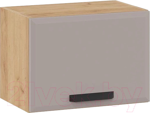 Изображение товара Шкаф под вытяжку ТриЯ Тиана 1В5Г (дуб крафт золотой/мокко супермат)