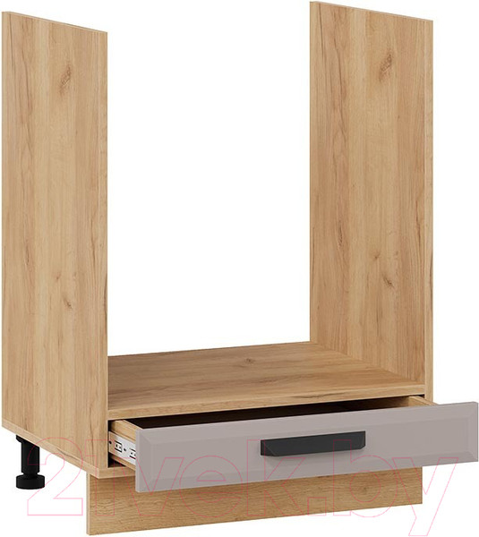 Изображение товара Шкаф под духовку ТриЯ Тиана 1Н6Б (дуб крафт золотой/мокко супермат)