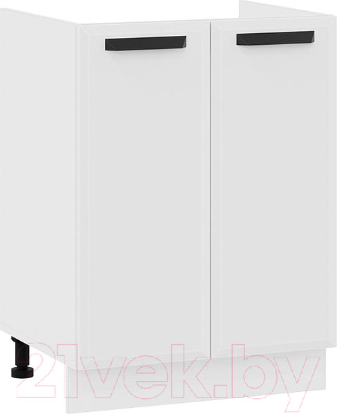 Изображение товара Шкаф под мойку ТриЯ Тиана 1Н6М (белый/белый супермат)