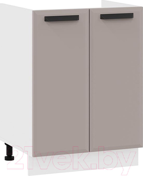 Изображение товара Шкаф под мойку ТриЯ Тиана 1Н6М (белый/мокко супермат)