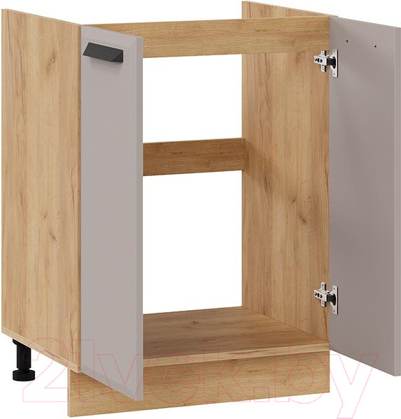 Изображение товара Шкаф под мойку ТриЯ Тиана 1Н6М (дуб крафт золотой/мокко супермат)