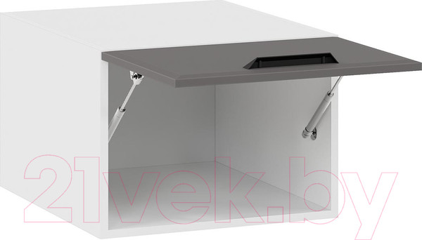 Изображение товара Шкаф навесной для кухни ТриЯ Тиана 1В5ГП (белый/асфальт супермат)