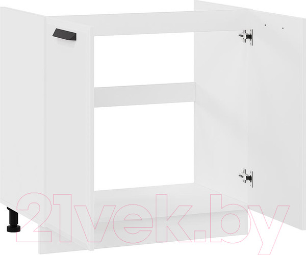 Изображение товара Шкаф под мойку ТриЯ Тиана 1Н8М (белый/белый супермат)