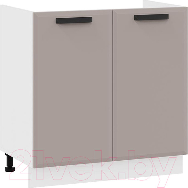 Изображение товара Шкаф под мойку ТриЯ Тиана 1Н8М (белый/мокко супермат)