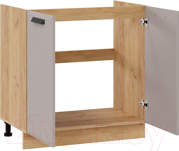Изображение товара Шкаф под мойку ТриЯ Тиана 1Н8М (дуб крафт золотой/мокко супермат)