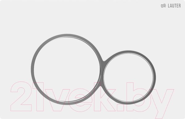 Изображение товара Кнопка для инсталляции Lauter 219702E (белый)