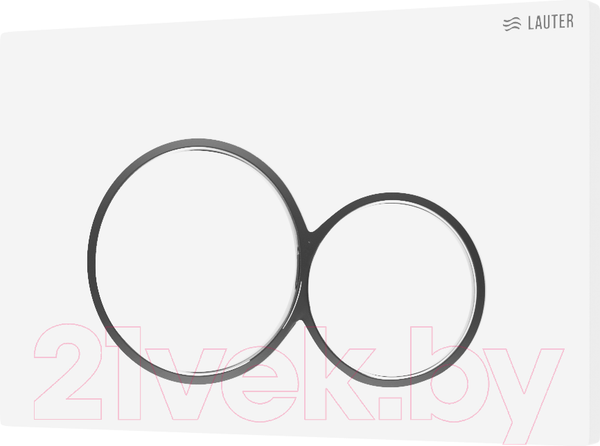 Изображение товара Кнопка для инсталляции Lauter 219702E (белый)