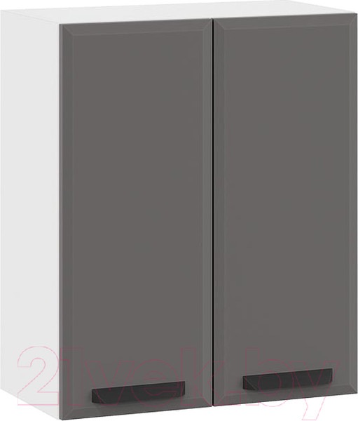 Изображение товара Шкаф навесной для кухни ТриЯ Тиана 1В6 (белый/асфальт супермат)
