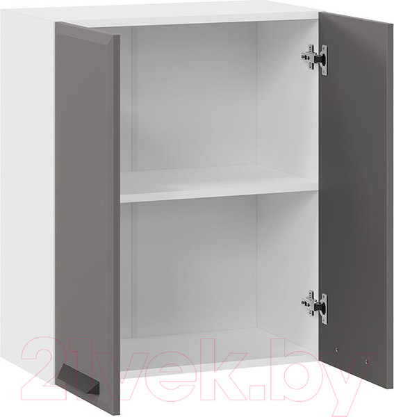 Изображение товара Шкаф навесной для кухни ТриЯ Тиана 1В6 (белый/асфальт супермат)