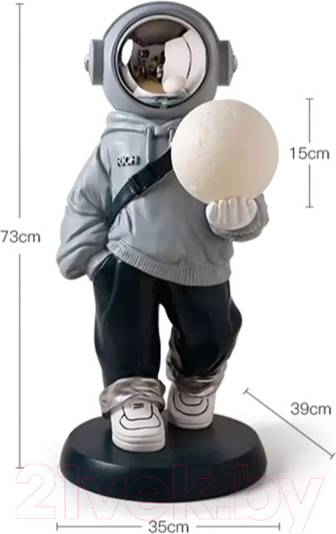 Изображение товара Ночник Merry Bear Home Decor Мальчик Астронавт на Луне / 20169236