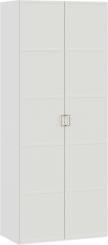 Изображение товара Шкаф ТриЯ Стелла для одежды (белый холст/белый жемчуг)