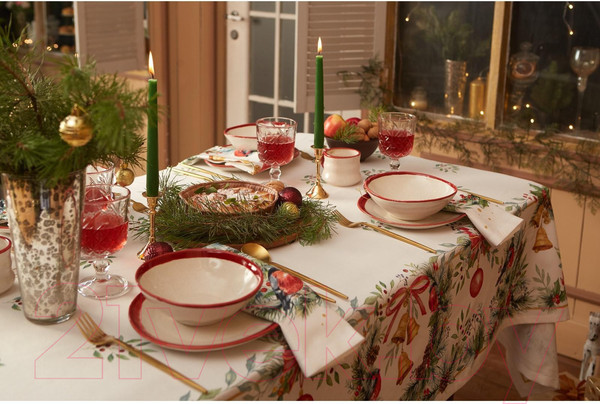 Изображение товара Скатерть Этель Сhristmas Bells / 7319001
