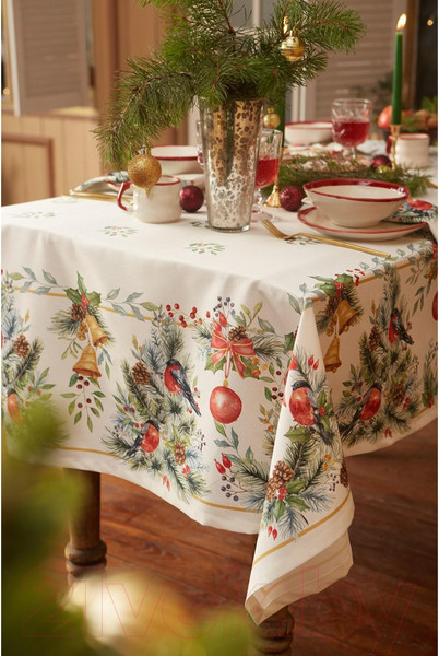 Изображение товара Скатерть Этель Сhristmas Bells / 7319001